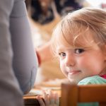 Child in Edinburgh Steiner School playgroup